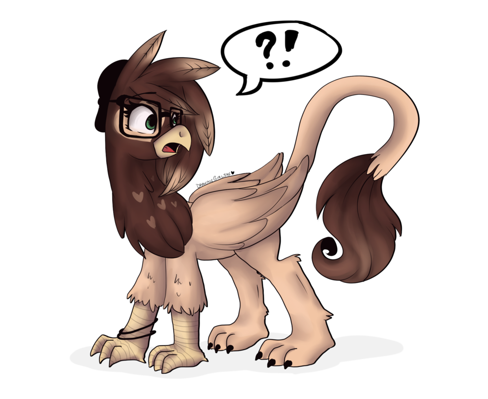 988x808 Suddenly, Griffon Drawing Heart! By Drawing Heart