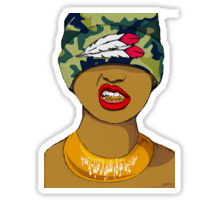 220x200 Grillz Stickers By Alexandria Rodriguez Redbubble