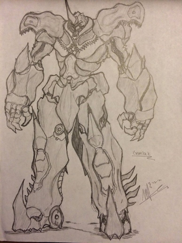 774x1032 Transformers Age Of Extinction Grimlock By Emoknight096