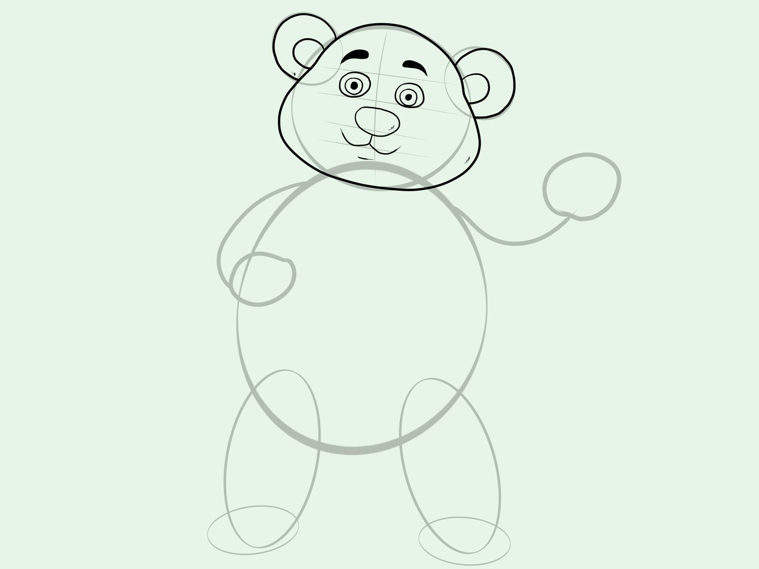 1500x1125 How To Draw A Grizzly Bear Vripmaster