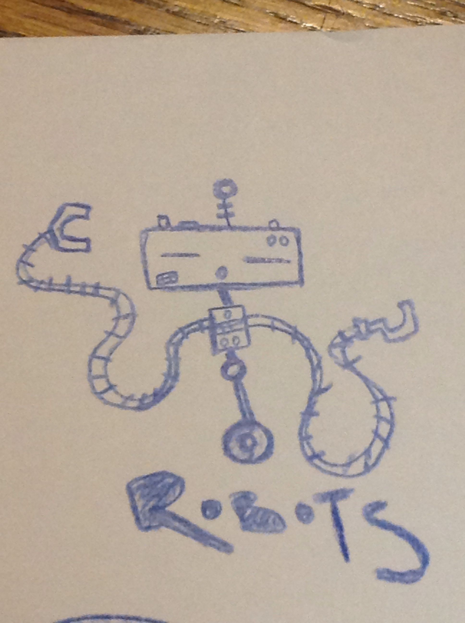 1936x2592 Robot Drawing On Moms Grocery List My Artwork