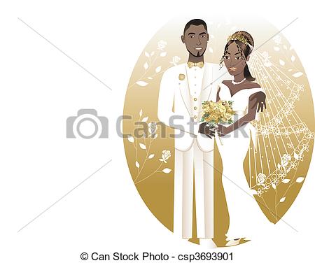 450x376 Bride Groom 2. Vector Illustration. A Beautiful Bride