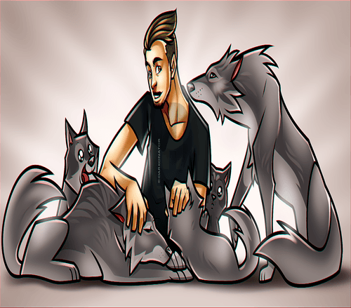 500x439 How To Draw Dogs