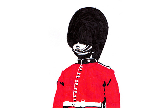 500x357 Grenadier Guard One Of Several Pen And Ink Drawings I