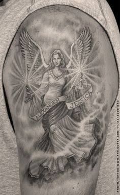 236x382 Warrior Angel Tattoos Warrior Angel Tattoo Design (3) Cool