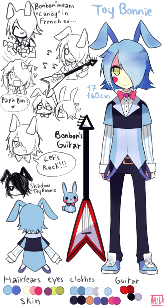 700x1300 Toy Bonnie Minecraft Skin