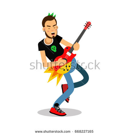 450x470 Gallery Guitar Playing Cartoon Characters,