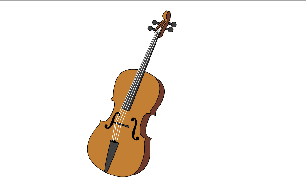 978x599 How To Draw A Cello 7 Steps (With Pictures)