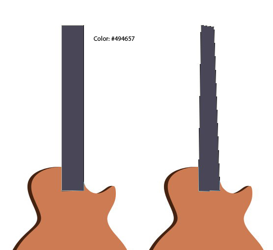 556x508 To Draw A Classic Electric Guitar In Photoshop
