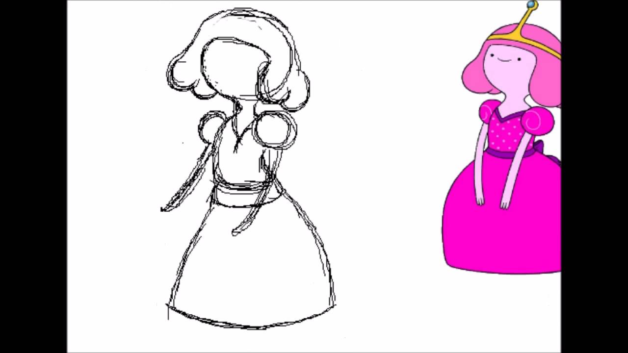 1280x720 How To Draw Princess Bubble Gum (Speed Draw)