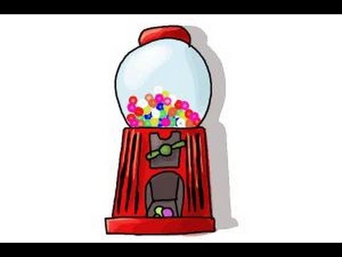 480x360 How To Draw A Gumball Machine