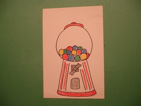 480x360 Let's Draw A Gumball Machine!