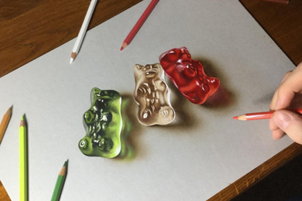 600x400 Realistic Drawing Of Gummy Bears!