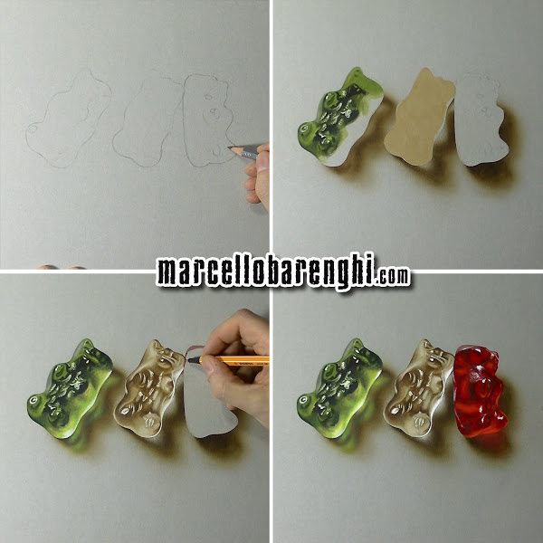 600x600 Gummy Bears Drawing