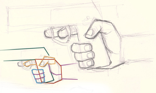 500x298 How To Draw Hand Holding Gun