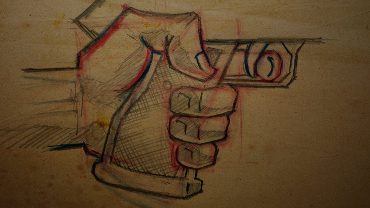 1280x720 How To Draw Hand Holding Gun