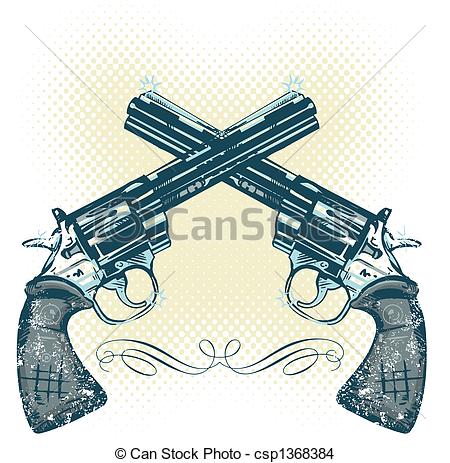 450x463 Hand Guns Drawing