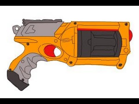 480x360 How To Draw A Nerf Gun