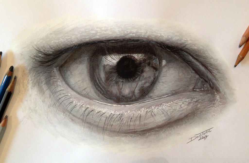 1024x669 Pencil Eye Drawing By Atomiccircus
