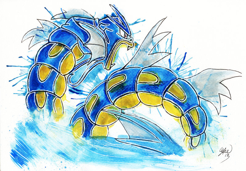 800x558 Gyarados By Lukefielding