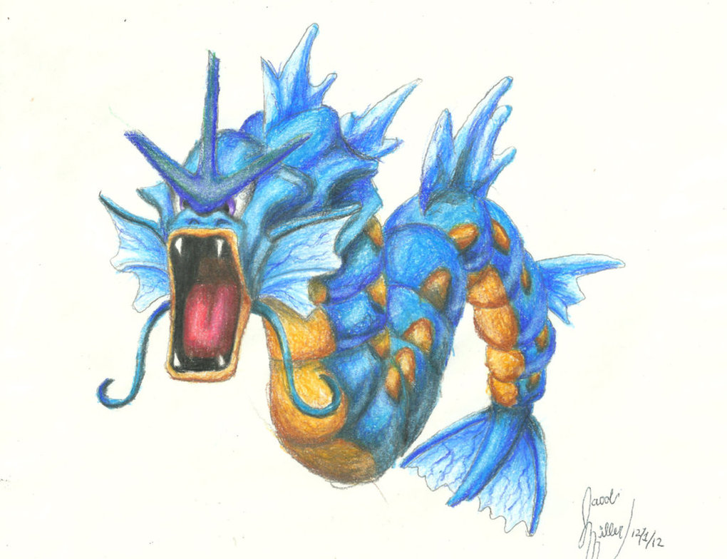 1020x784 Gyarados By Pink12301