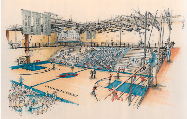 737x470 Gymnasium Rendering Landscape Drawings