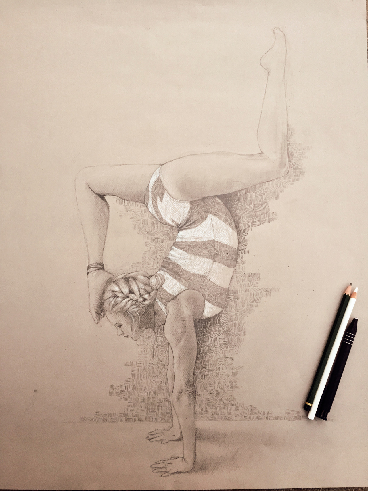 1280x1708 A Drawing Of Me Doing Gymnastics. Artdrawings
