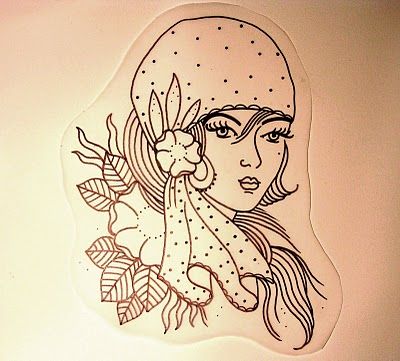 400x361 Elegant Gypsy Drawing