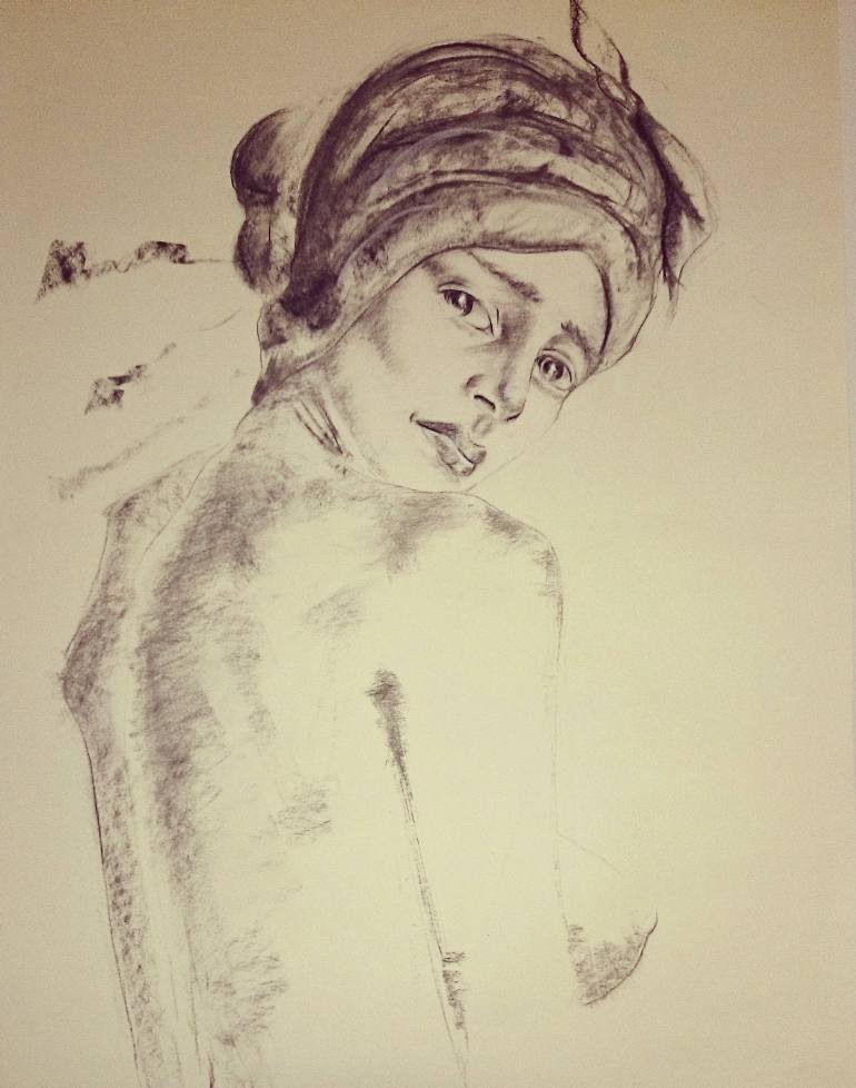 770x978 Saatchi Art Gypsy Girl Drawing By Katerina K