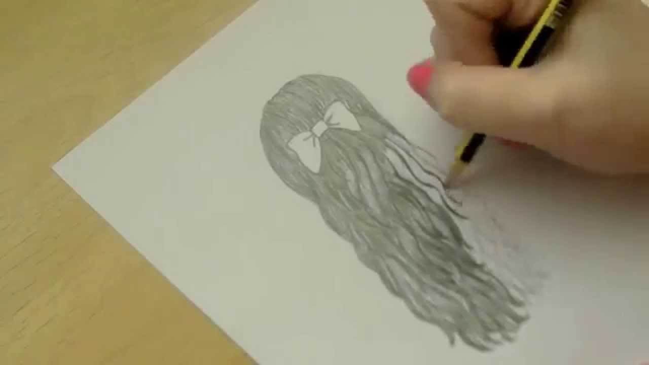 1280x720 Drawing Tutorial How To Draw A Bow In Curly And Straight Hair