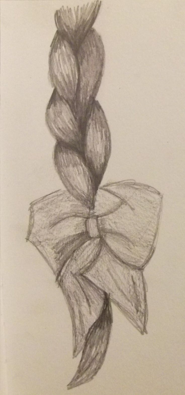 736x1568 Printable Hair Bow Drawing