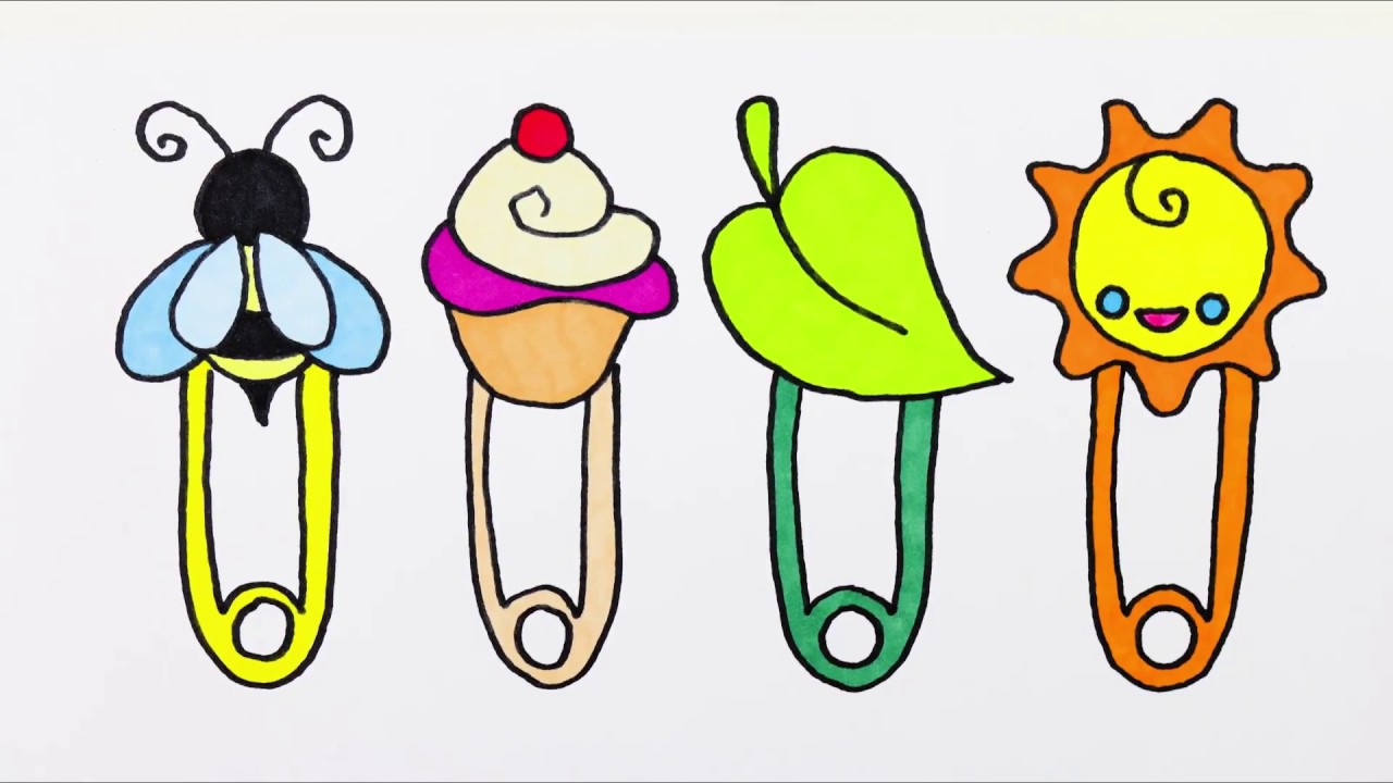 1280x720 How To Draw Baby Hair Pins