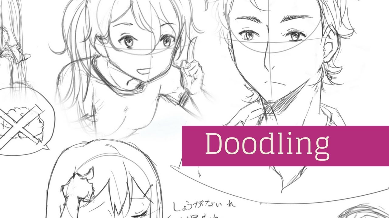 1280x720 Visual Tutorial Drawing And Doodling Different Mangaanime People