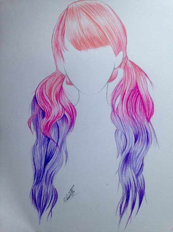 564x755 Awesome Hair Drawings For Fashion And Art Too