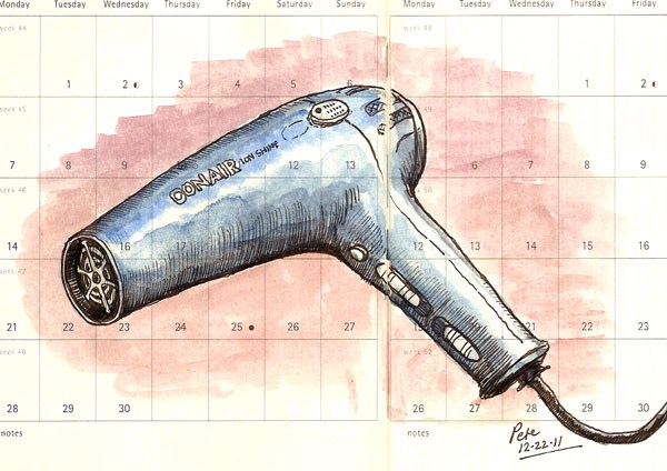 600x424 The Answer My Friend Is Blowing In The Hair Dryer Petescully