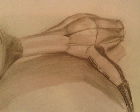 577x462 Hairdryer. Drawing By Casey Bingham