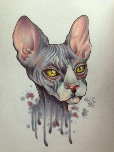 400x533 Sphynx Cat By Metalhead99 On Art Is The Proper Task
