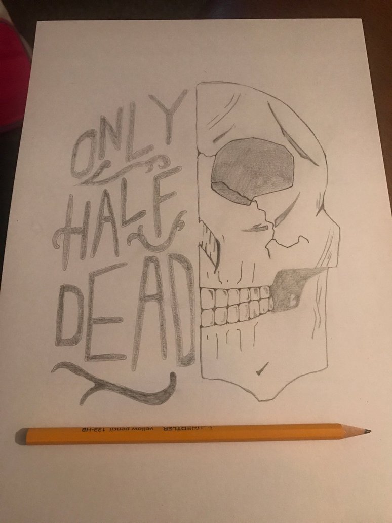 774x1032 Skull,ly Half Dead By Markcrozier