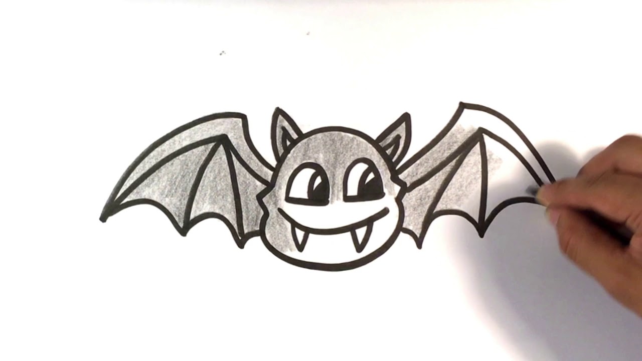 1280x720 How To Draw A Bat Cartoon