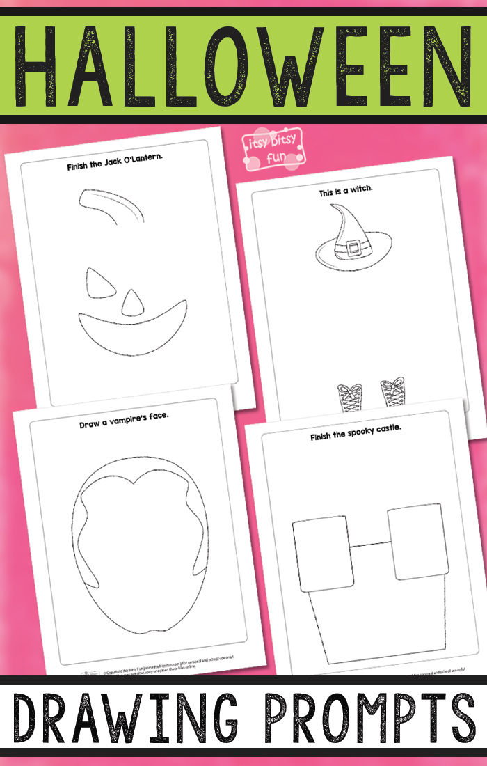 700x1100 Halloween Drawing Prompts Prompts, Free Printable And Spooky