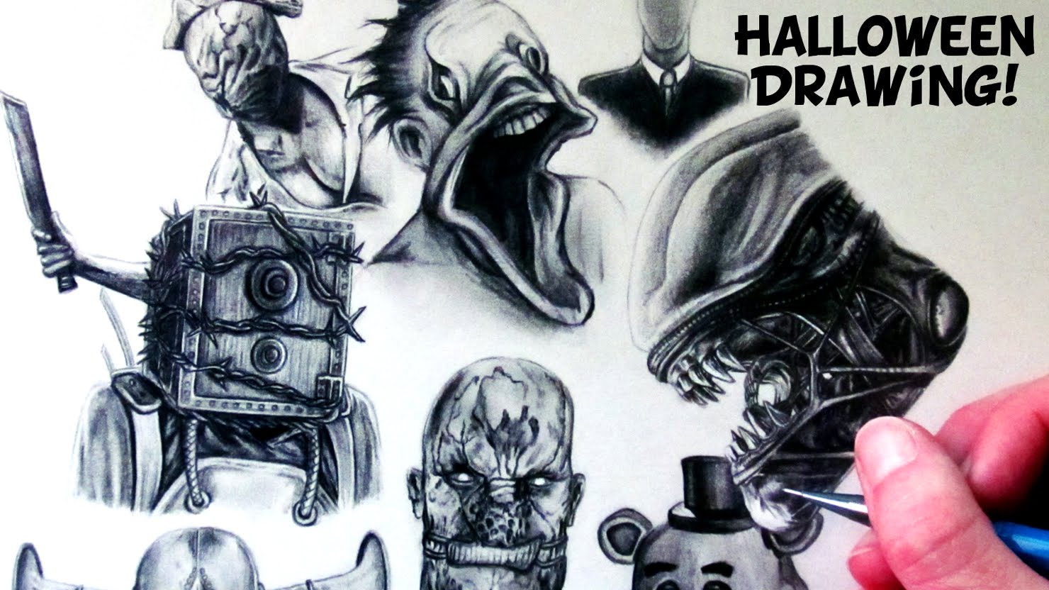 1480x832 Halloween Drawing
