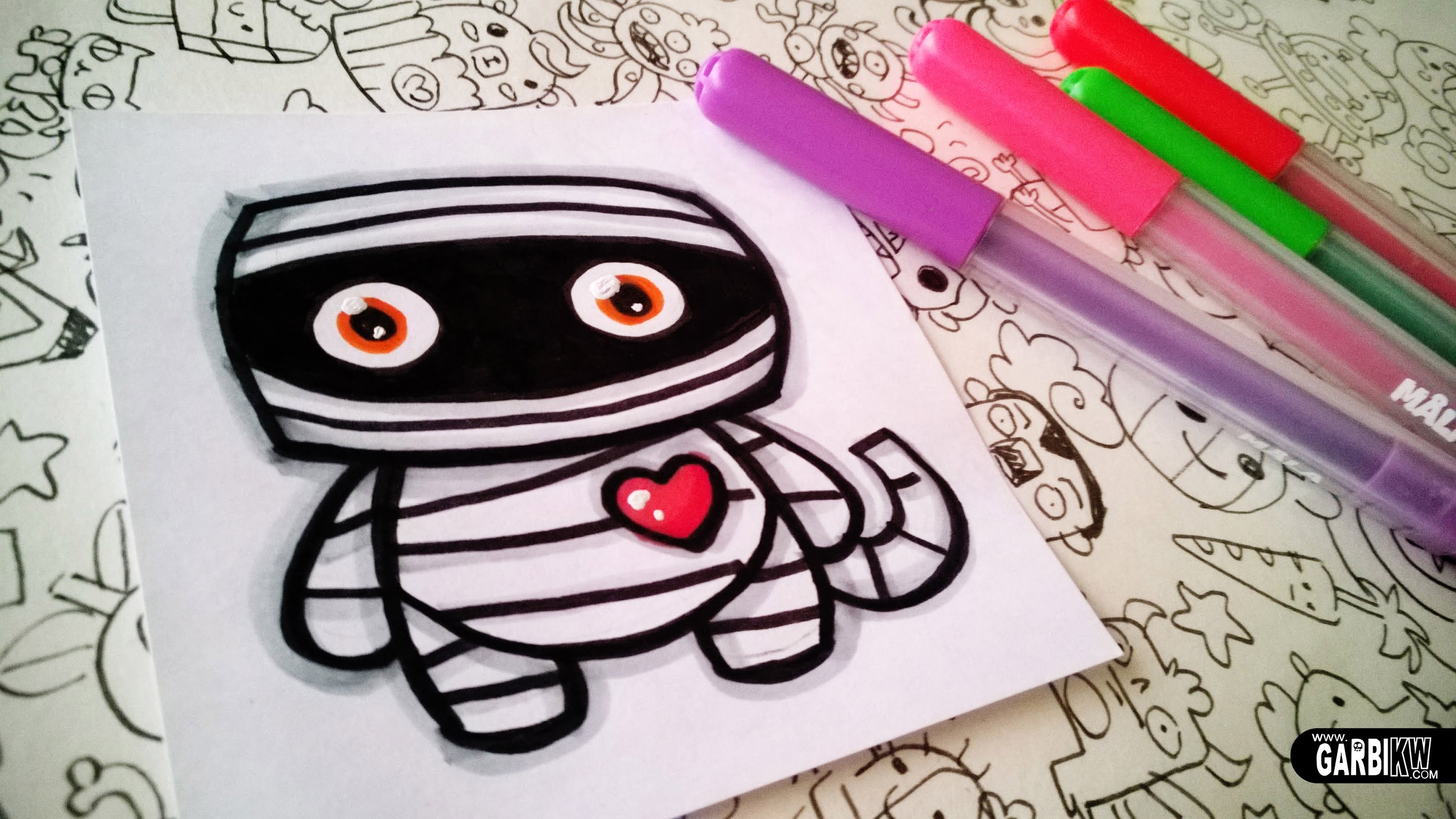 3000x1689 Halloween Drawings