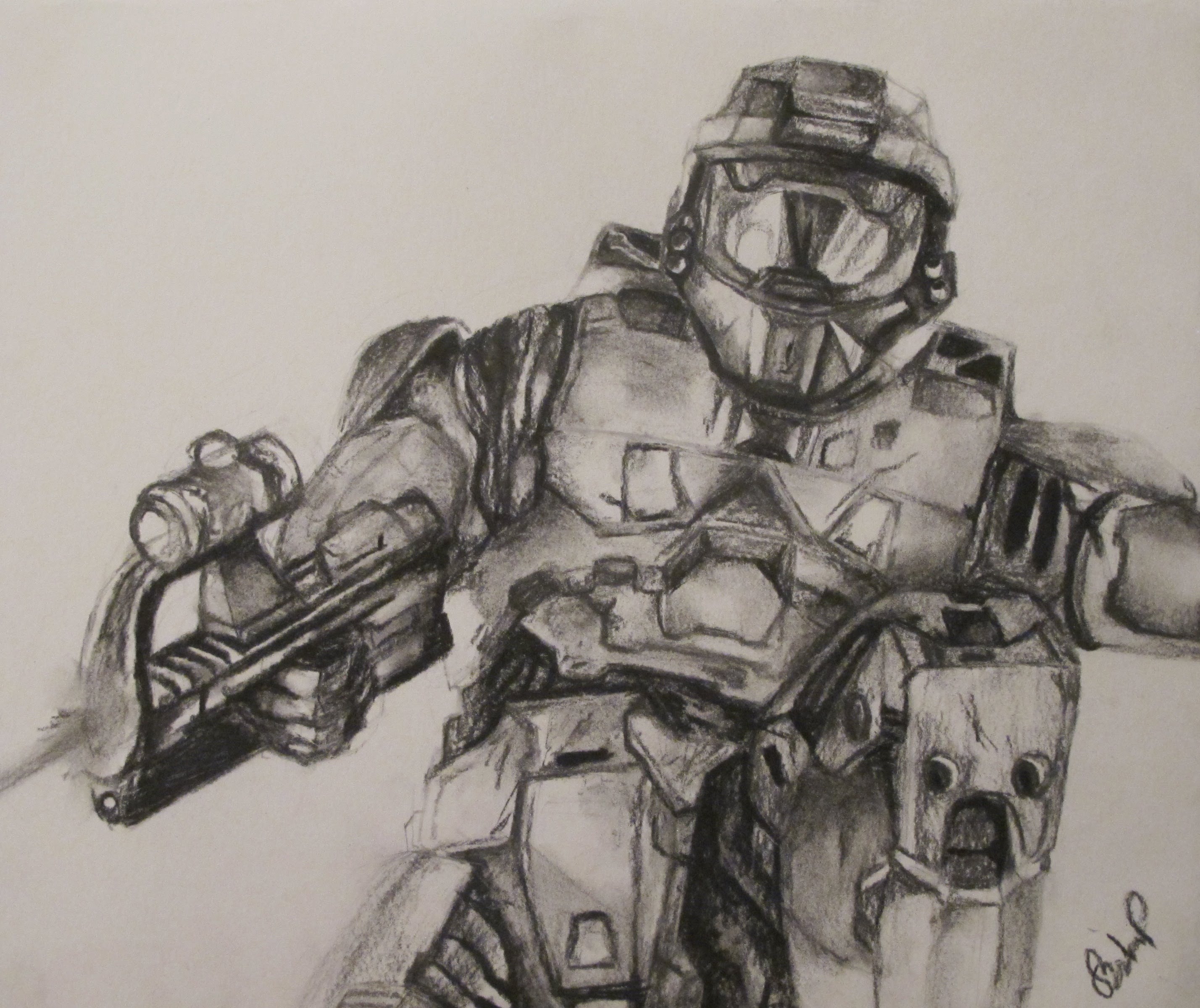 2856x2400 Speed Art (Halo 4