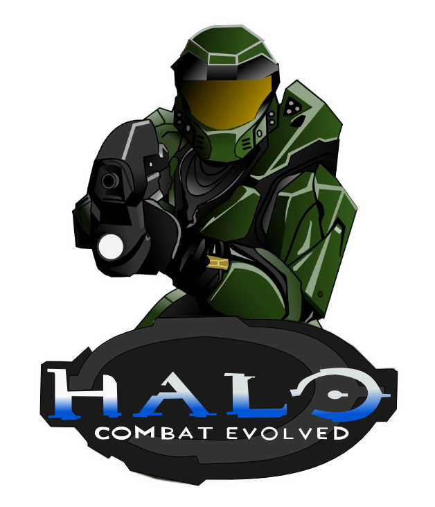 628x731 Master Chief Halo Ce Drawing. Drawn By Me On Inkscape.