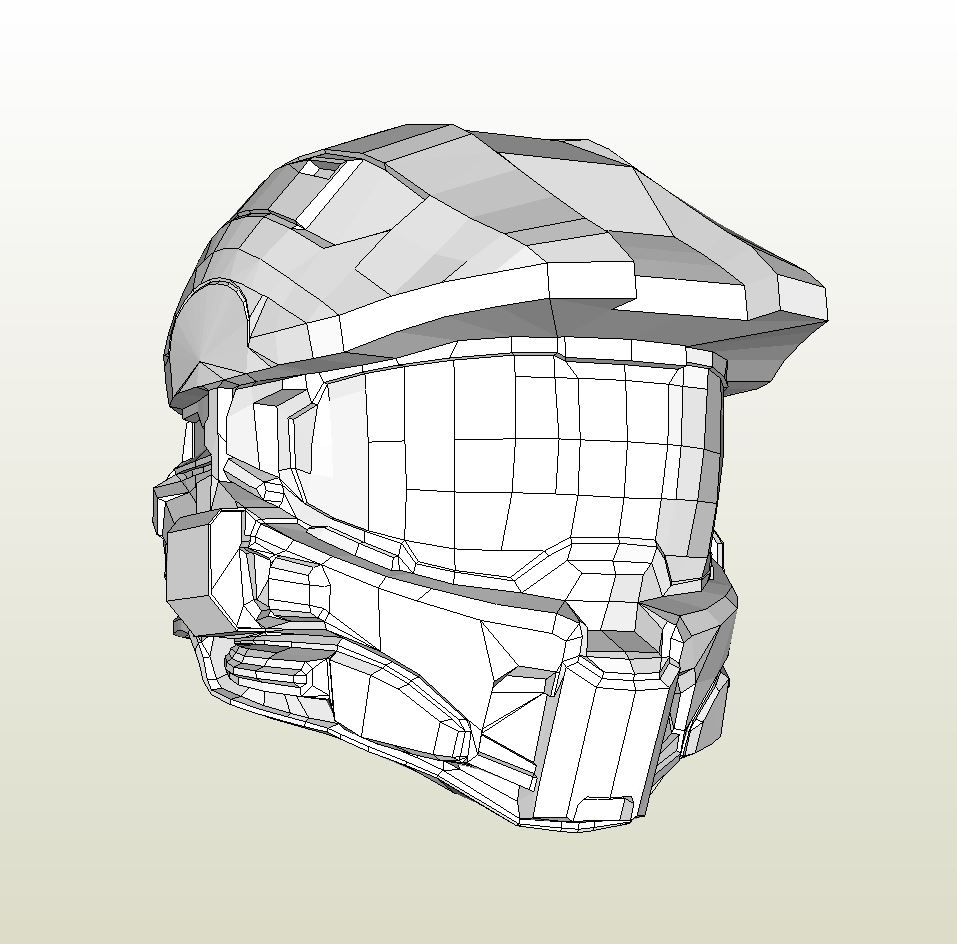 Halo Master Chief Helmet Drawing at GetDrawings | Free download