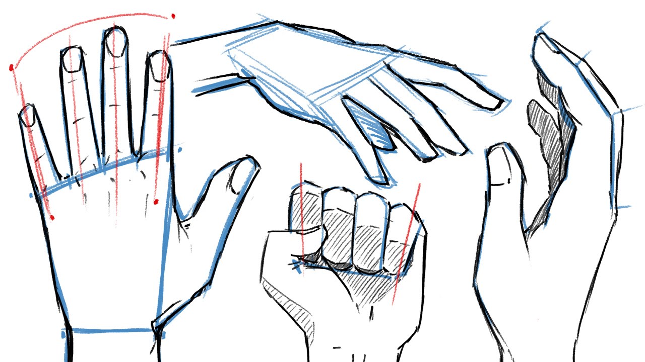 1280x720 How To Draw Hands And Hand Poses!