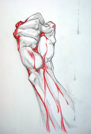 300x442 A Bloody Hand By Therealchaos