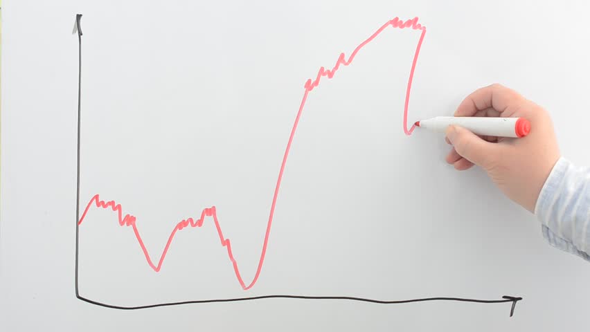 852x480 Hand Drawing A Check Mark On Blueprint Paper Stock Footage Video