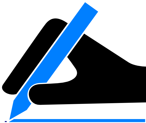 600x503 Hand Drawing Clip Art