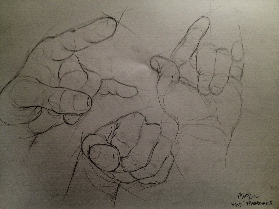 900x675 Hand Gesture Drawings By Sampl3dbeans